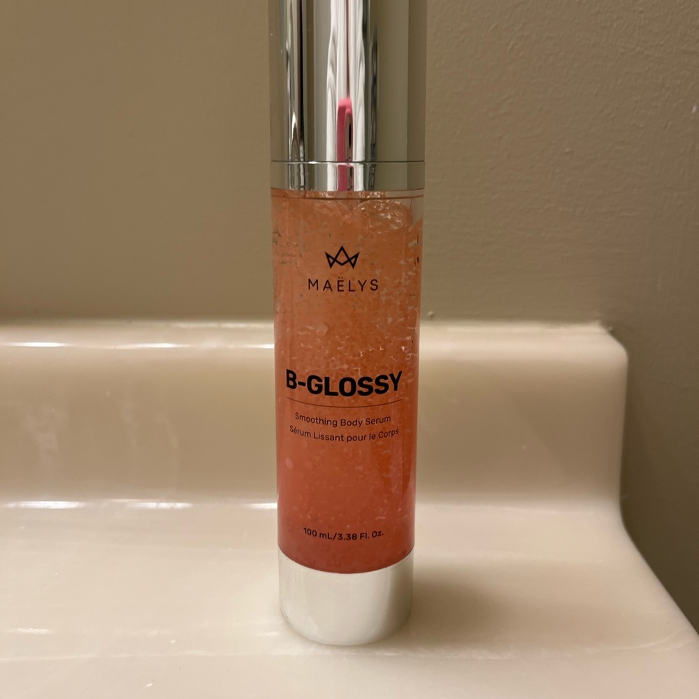 B-GLOSSY Smoothing Body Serum - Pink and Silver